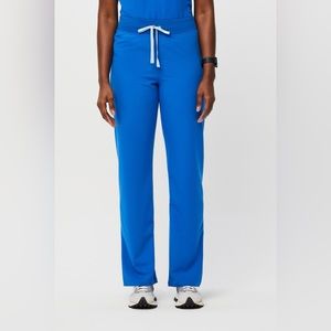 Figs Women's Royal Blue Livingston M - Basic Scrub Pants - Large